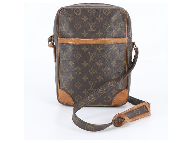Borsa a tracolla Louis Vuitton Monogram Danube GM in pelle Marrone