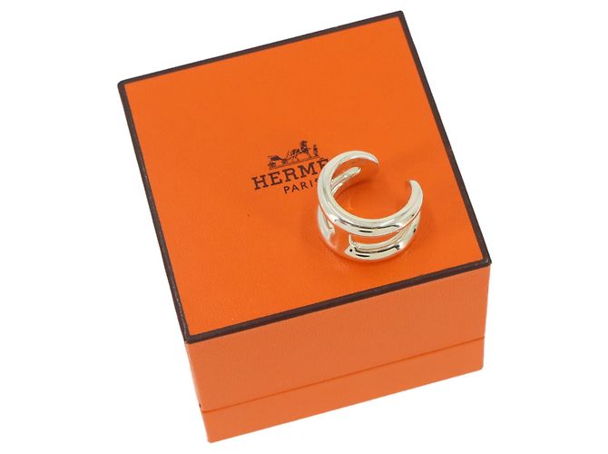 Ring Hermès Anello Hermes Osmose PM #50 in Argento