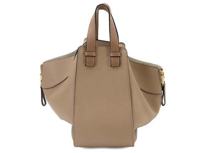 Borsa a mano/spalla Loewe Hammock Small Marrone Beige