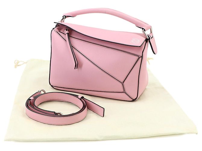 Borsa Loewe Puzzle Small Rosa