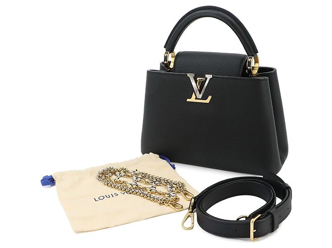 Sac à main Louis Vuitton Capucines BB 2-way Main/Épaule Noir