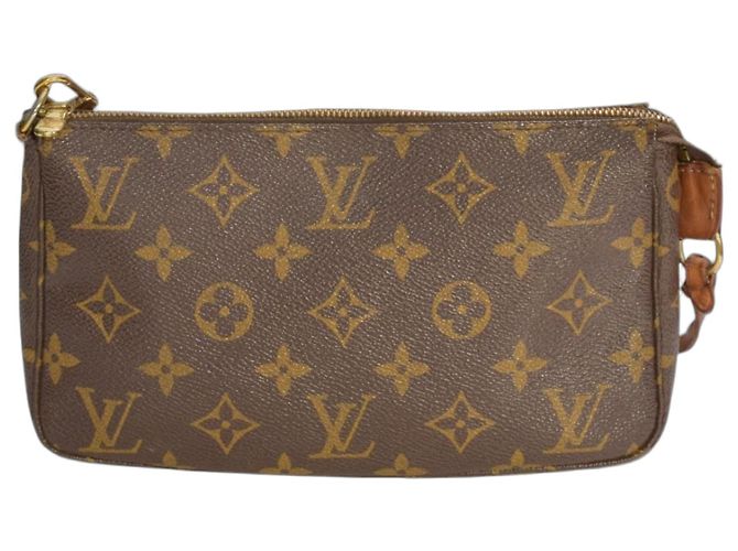 Organizer Louis Vuitton Pochette Accessoires Monogram Marrone Monogramma