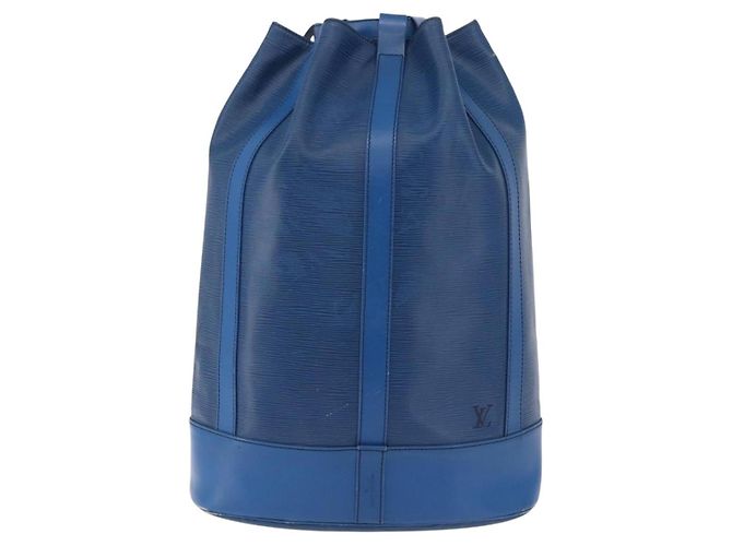 Louis Vuitton Randonnée Epi GM Blau