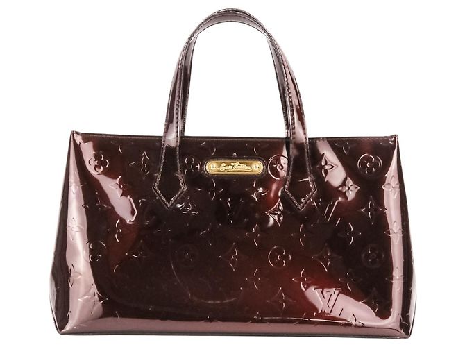 Bolso Louis Vuitton Vernis Wilshire PM Burdeos