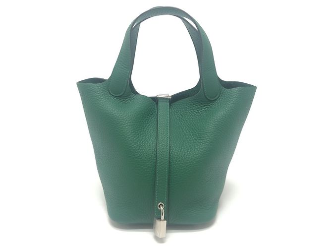 Hermès Sac à main Hermes Picotin Lock PM 18 Vert