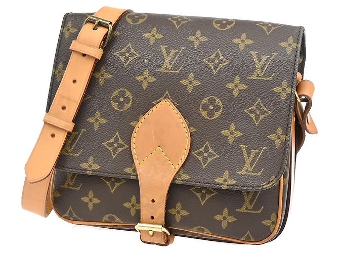 Louis Vuitton Cartouchiere Monogram MM Marrom