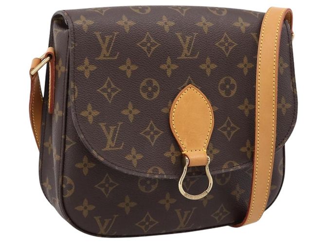 LOUIS VUITTON Monogram Saint Cloud GM Shoulder Bag M51242 LV Auth 197625V Monograma