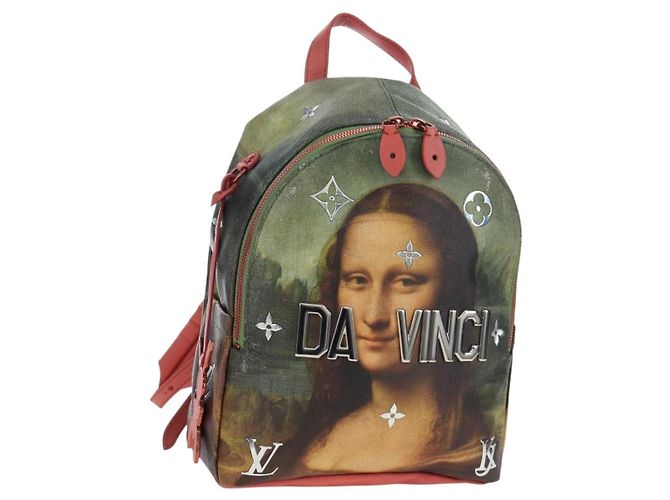 LOUIS VUITTON Masters Collection Da Vinci Palm Springs M43375 LV Auth 196590A Multicolor