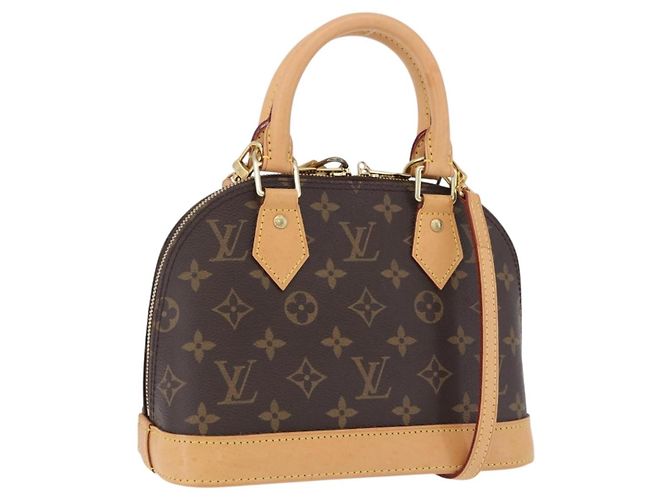 Bolsa de mão LOUIS VUITTON Monogram Alma BB 2way M53152 LV Auth 199102SAM Monograma
