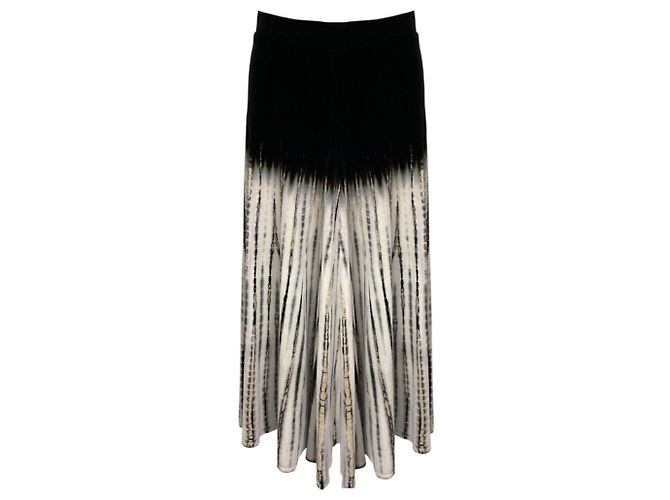 Falda Maxi de Terciopelo Multi Negro Proenza Schouler Multicolor