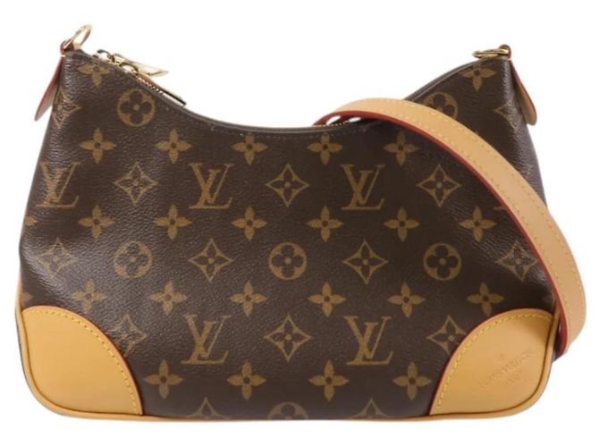 Bolso Louis Vuitton Boulogne PM Monogram Castaño Monograma