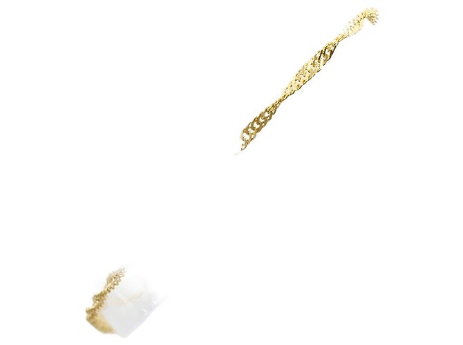 Autre Marque Pulsera de dijes en oro amarillo de 18K Dorado