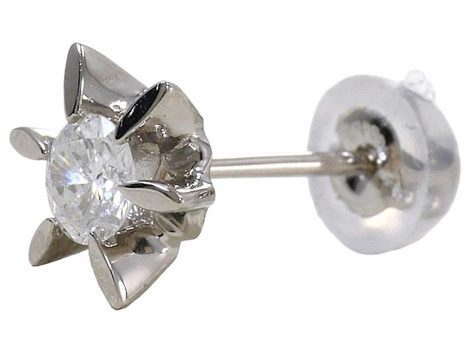 Autre Marque Platin-Stecker mit Diamant