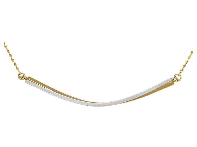 Autre Marque Collana in oro giallo e bianco 18K D'oro