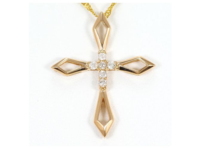 Autre Marque Collana in oro 14K e diamanti D'oro