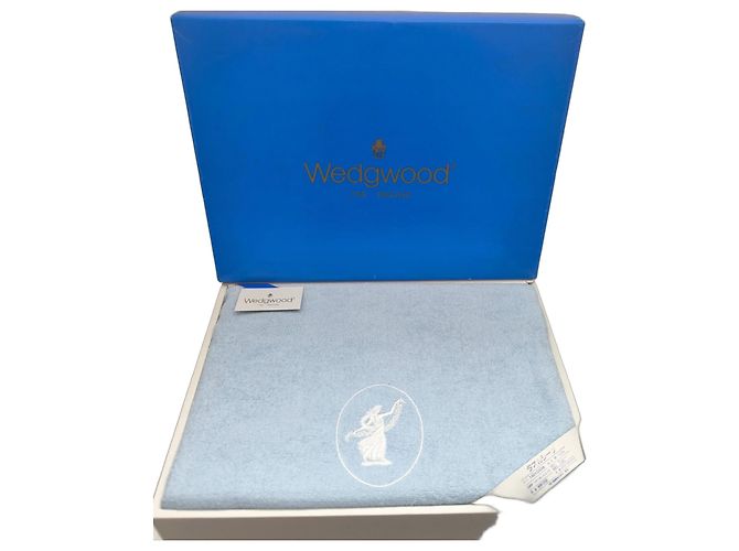 Autre Marque Drap de serviette Wedgwood bleu ciel en coton