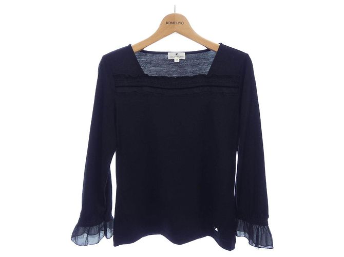 Autre Marque Courreges Top Schwarz