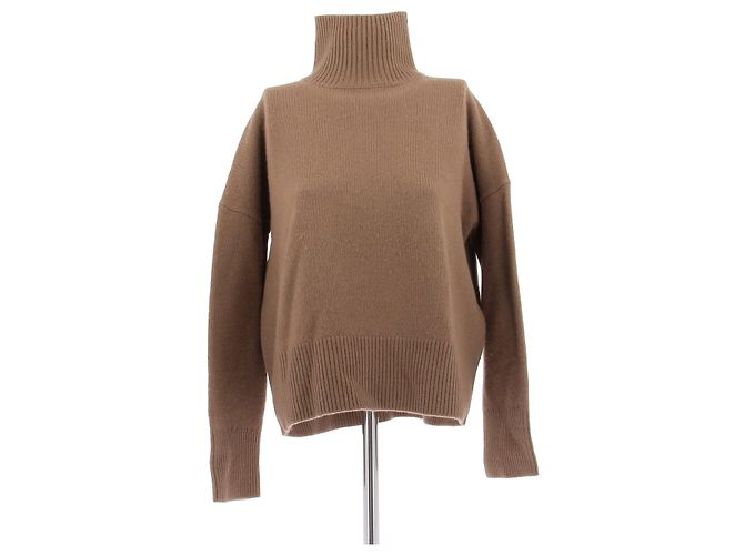 Vanessa Bruno Brauner Rollkragenpullover