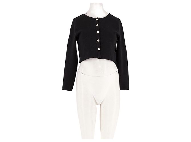 Autre Marque SLEEPER Cardigan gerade schwarz Viscose XS