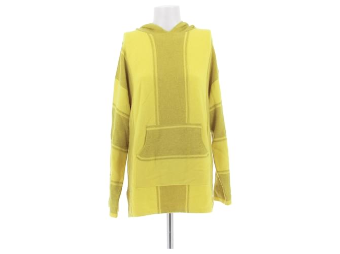 Autre Marque Gelber Kaschmirpullover