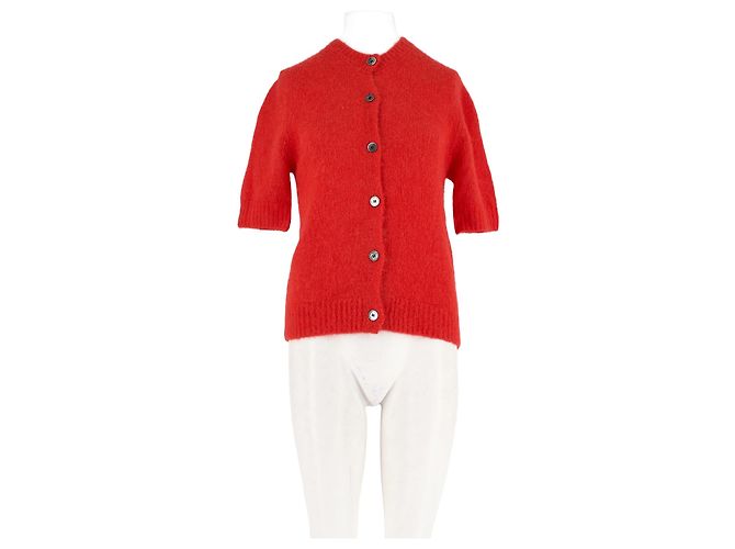 Autre Marque Roter Wollcardigan 440ME