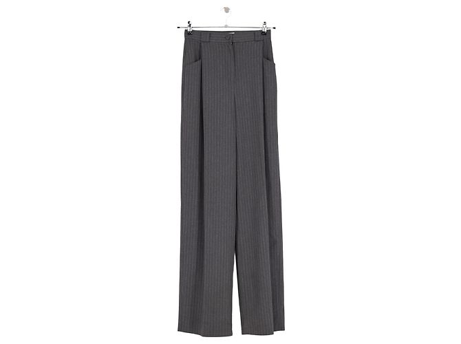 Autre Marque Pantalones de lana grises MANURI
