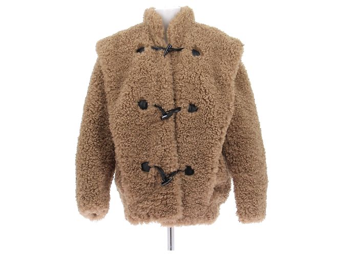 Isabel Marant Etoile Brauner Pelzmantel