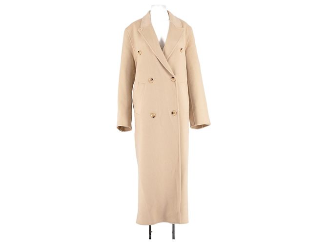 Autre Marque Abrigo de cachemira beige