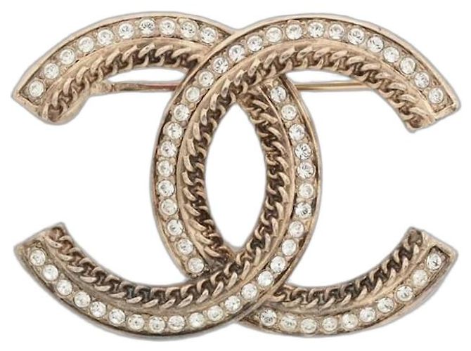 Chanel Gold Coco Mark C21B Brosche Golden