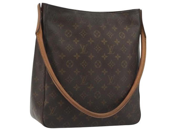 LOUIS VUITTON Monogram Looping GM Shoulder Bag M51145 LV