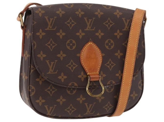 LOUIS VUITTON Monogram Saint Cloud GM Shoulder Bag M51242 LV