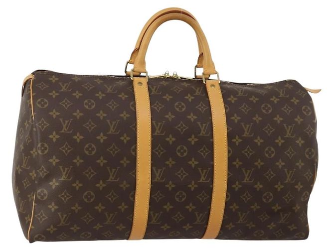 LOUIS VUITTON Monogram Keepall 50 Boston Bag M41426 LV