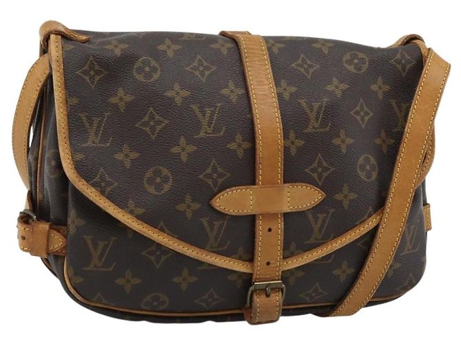 LOUIS VUITTON Monogram Saumur 30 Shoulder Bag M42256 LV