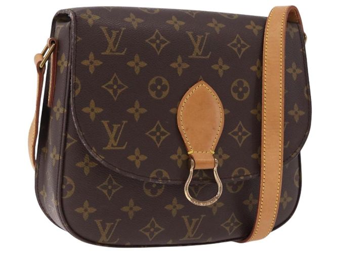 LOUIS VUITTON Monogram Saint Cloud GM Shoulder Bag M51242 LV