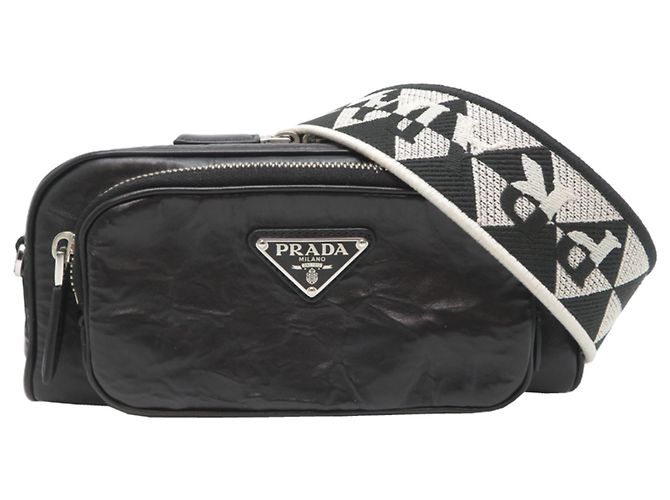 Borsa a tracolla Prada in pelle Nappa Nero