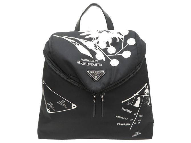 Prada Black Nylon Backpack