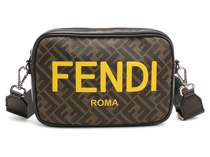 Borsa a tracolla Fendi marrone 7M0286