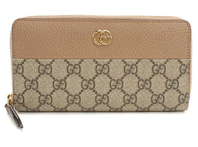 Gucci Damen Langbrieftasche Beige