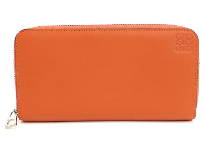 Loewe Orange Long Wallet
