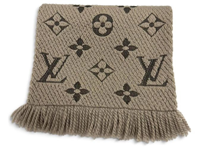 Louis Vuitton Logomania Monogram Wool Silk Stole