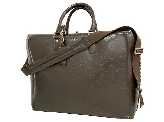 Borsa Boston Louis Vuitton in Coffee Marrone