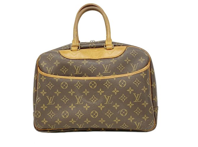 Borsa Louis Vuitton Monogram Deauville Marrone