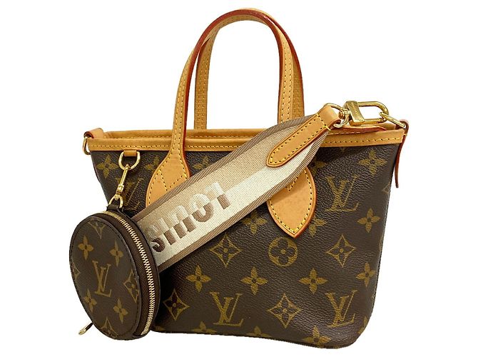 Borsa Louis Vuitton Monogram Neverfull BB Marrone
