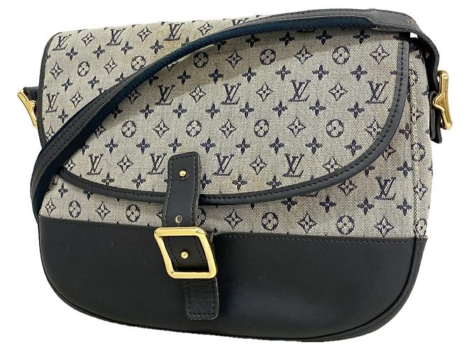 Borsa a tracolla Louis Vuitton Monogram Mini Bérangere Blu