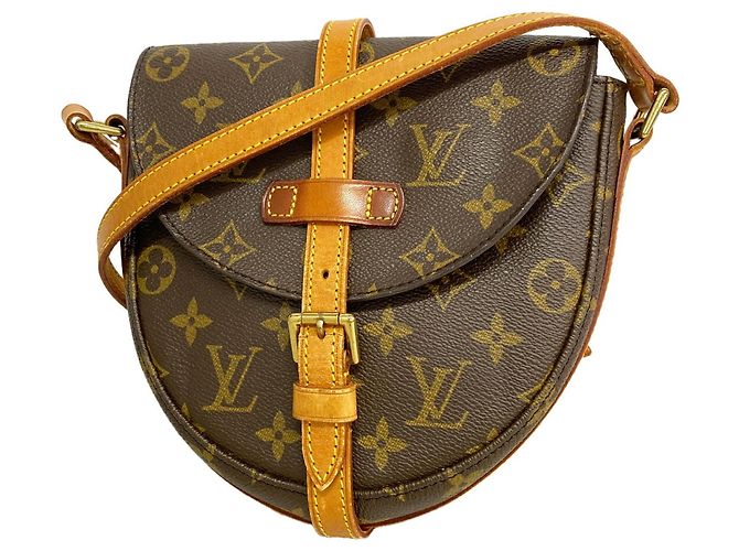 Borsa a tracolla Louis Vuitton Monogram Chantilly PM Marrone