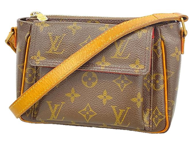 Borsa a tracolla Louis Vuitton Monogram Vivacite PM Marrone