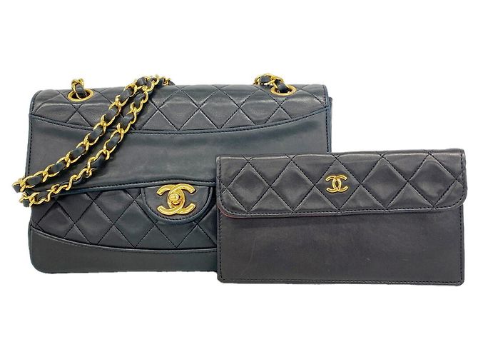 Borsa a tracolla Chanel Matelassé Nero