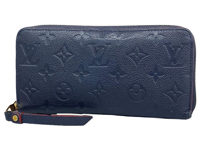 Louis Vuitton Monogram Empreinte Zippy Wallet Rot