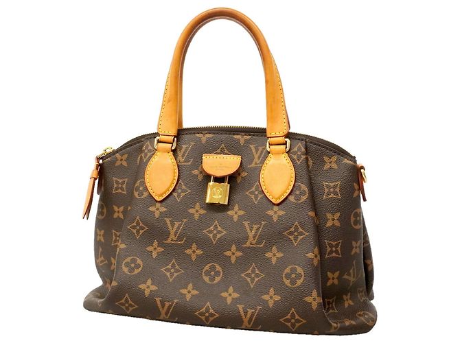 Borsa Louis Vuitton Monogram Rivoli PM Marrone