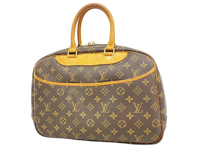 Borsa Louis Vuitton Monogram Deauville Marrone